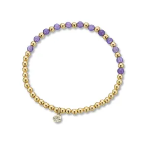 Palas Lotus Purity Amethyst Bracelet - Protection