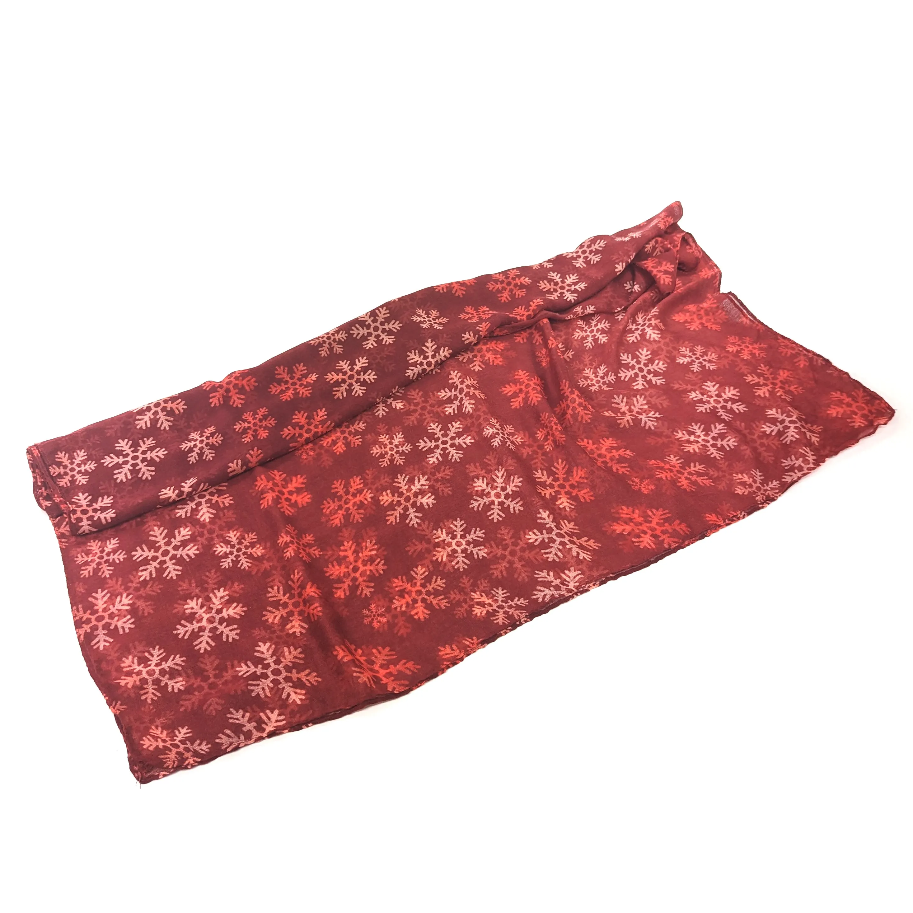 Passi - Snowflake Scarf - Wine Red