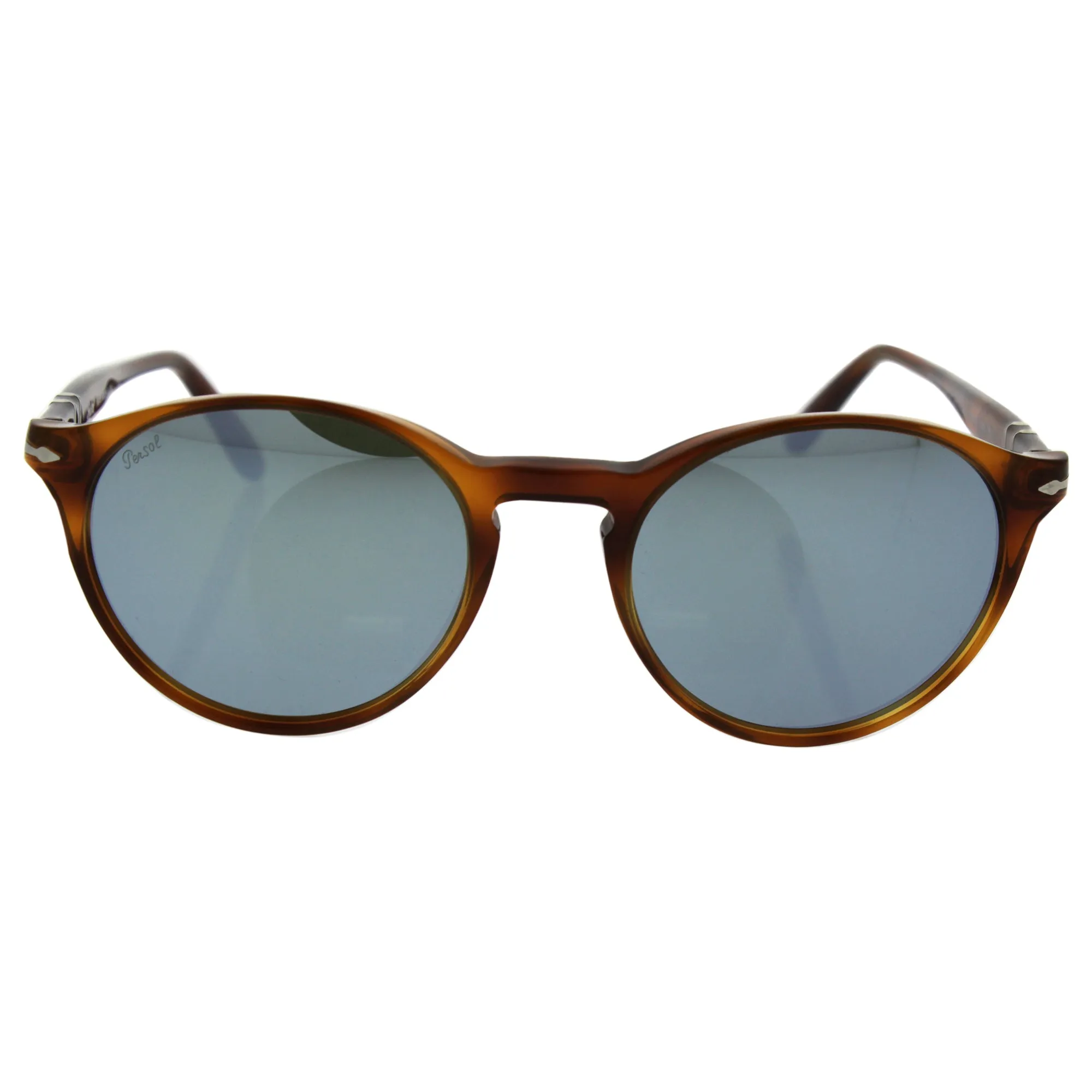 Persol Mens Sunglasses (PO3092) Brown/Green Acetate - Non-Polarized - 50mm