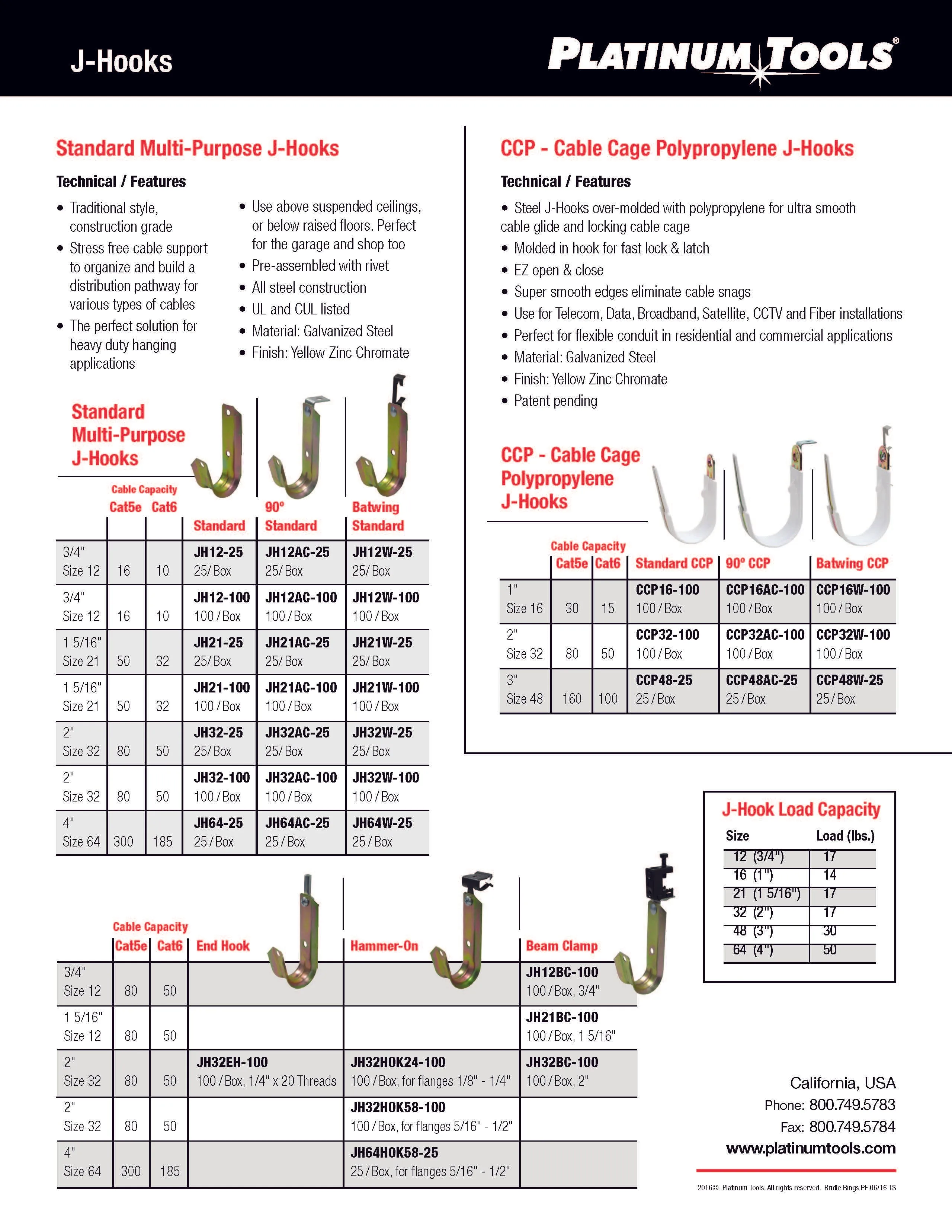 Platinum Tools JH804-100 Bridle Ring, 10 X 24 - 2" ID 100pc Box