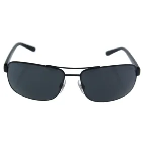 Polo Ralph Lauren Men's 0PH3095 Square Sunglasses, Matte Black, 63 mm