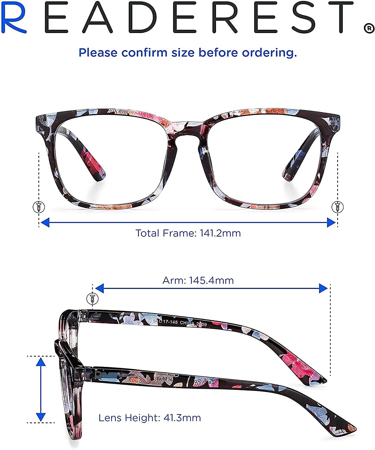 Readerest blue-light-blocking-reading-glasses-floral-0-00-magnification