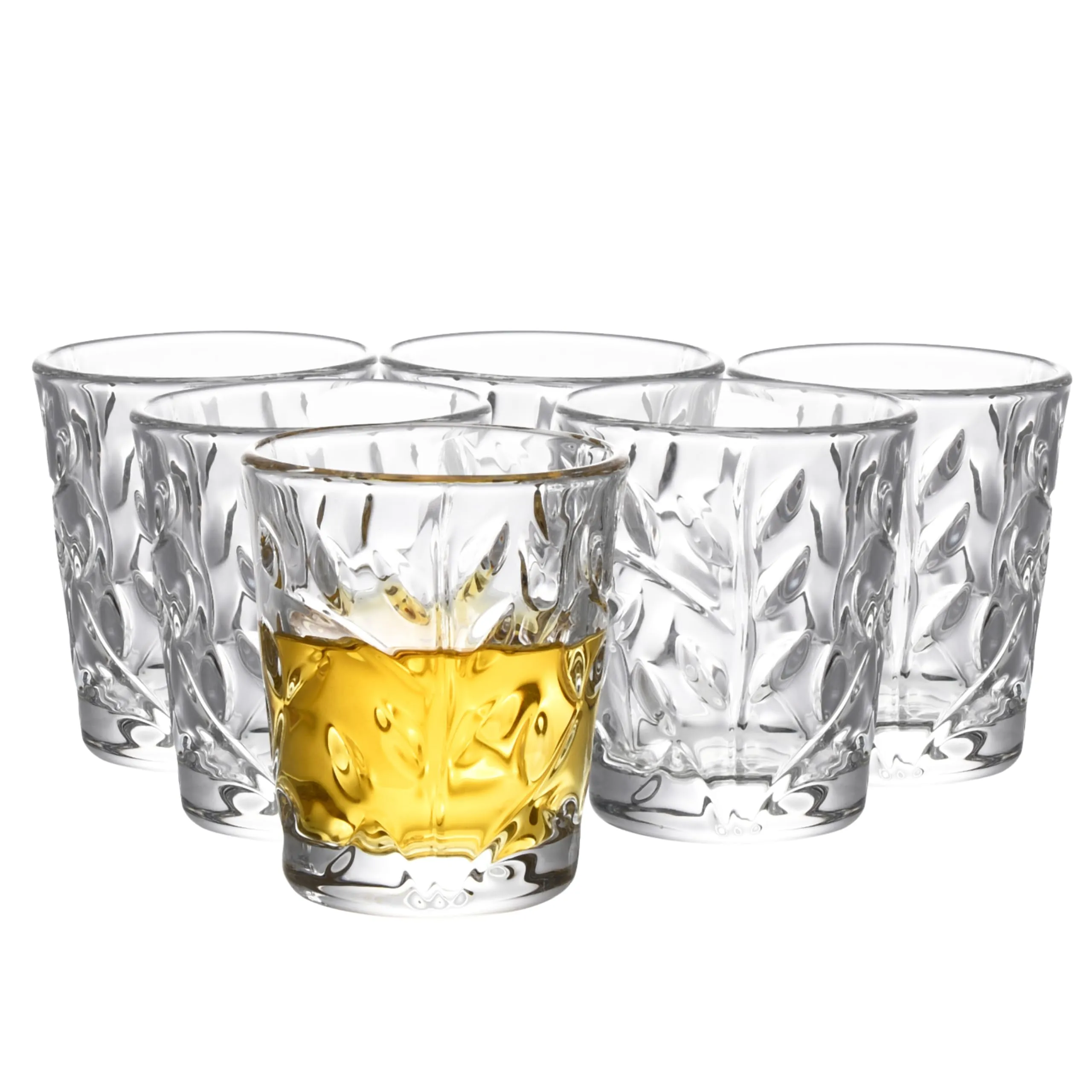 Regal Trunk Shot Glass Set - Crystal Shot Glasses Set Of 6 - Suitable