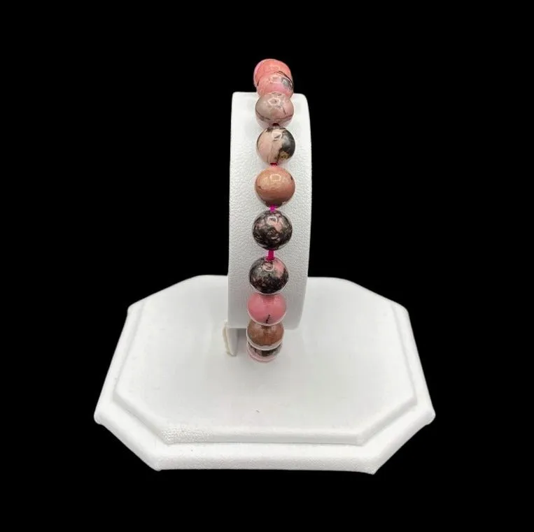 Rhodonite Bead Bracelet