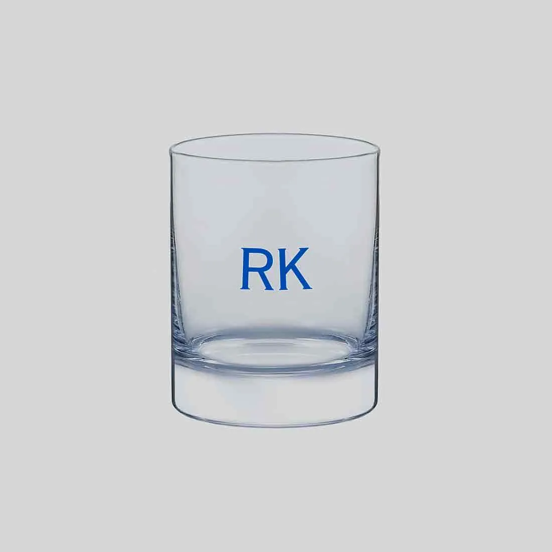 Scotch Glasses with Initial - Personalized Whiskey Glass for Men