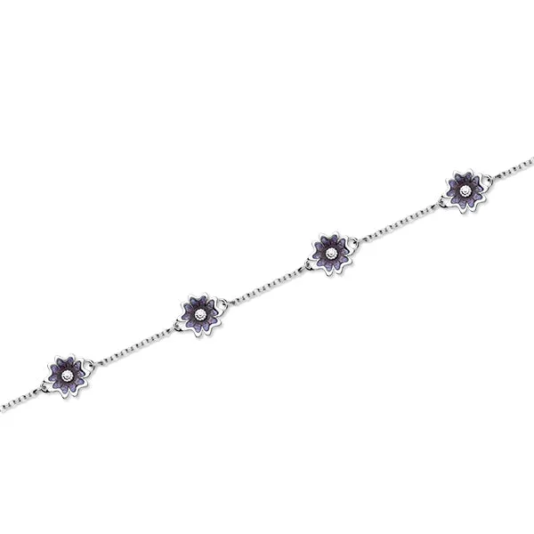 Scottish Primrose Silver Bracelet EBL111