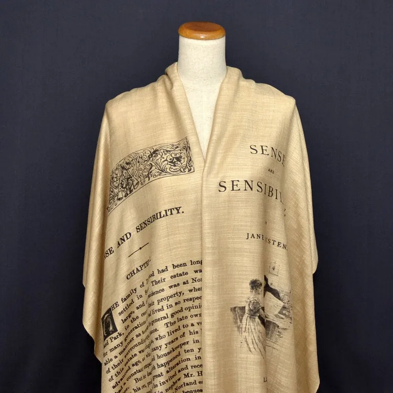 Sense and Sensibility by Jane Austen Shawl Scarf Wrap