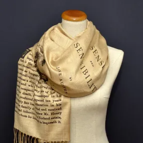 Sense and Sensibility by Jane Austen Shawl Scarf Wrap