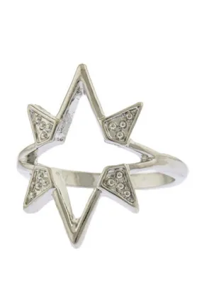 Shooting Star Knuckle Ring (Silver)