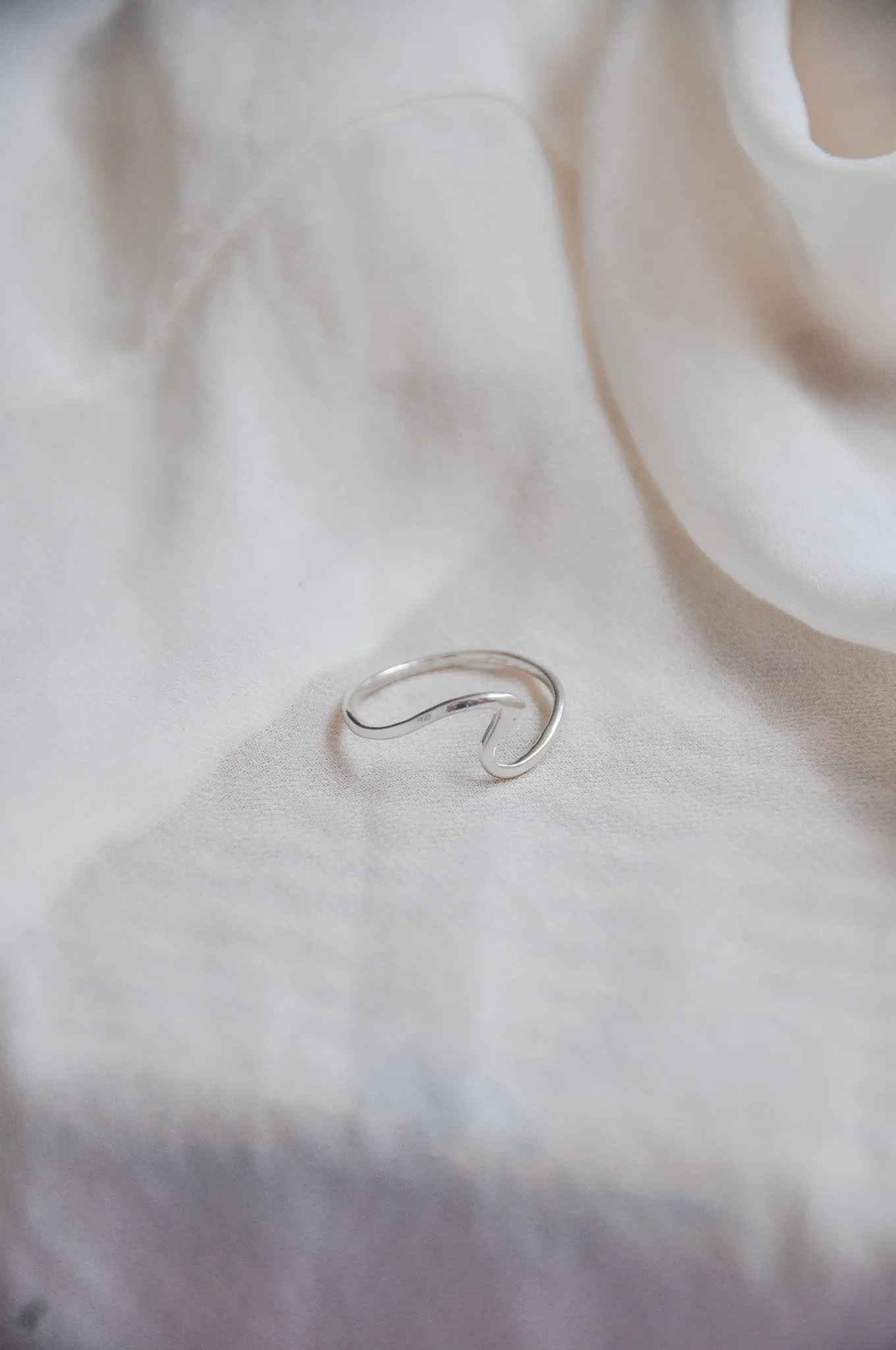 Silver Wave Ring