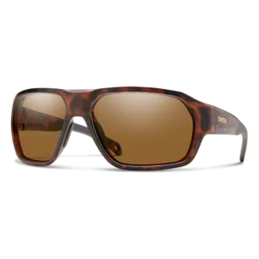 Smith Deckboss Matte Tortoise Frame - ChromaPop Glass Polarized Brown Mirror Lens - Polarized Sunglasses