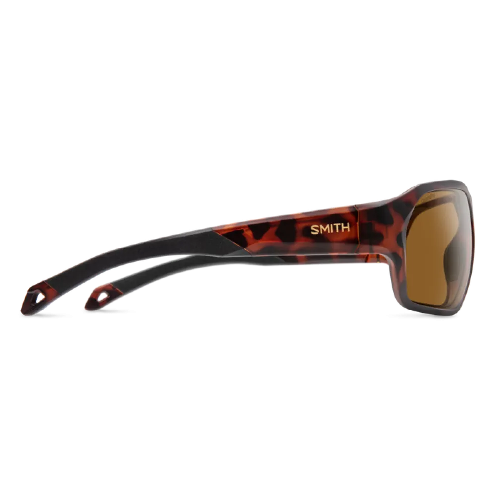 Smith Deckboss Matte Tortoise Frame - ChromaPop Glass Polarized Brown Mirror Lens - Polarized Sunglasses