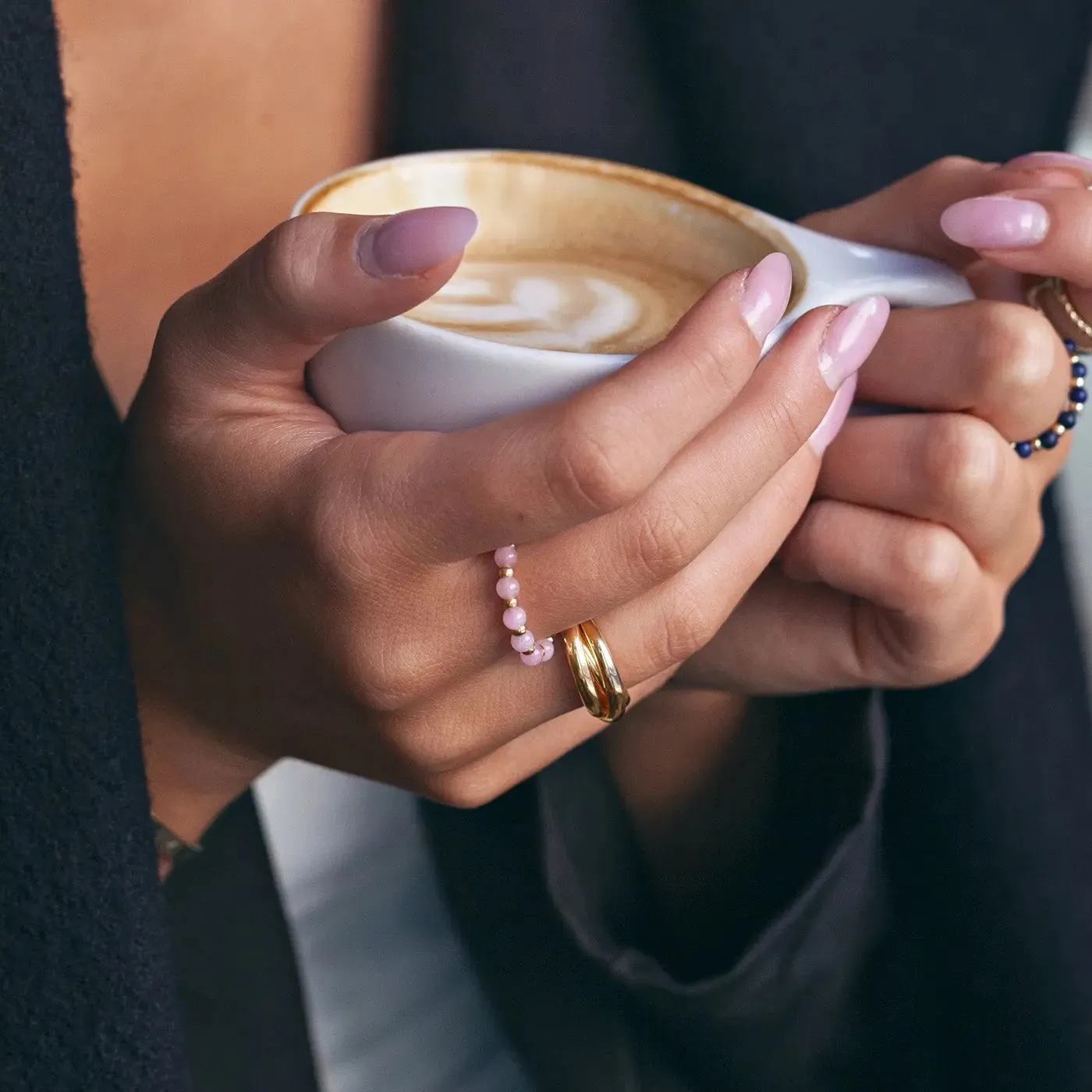 Stone Bead Ring