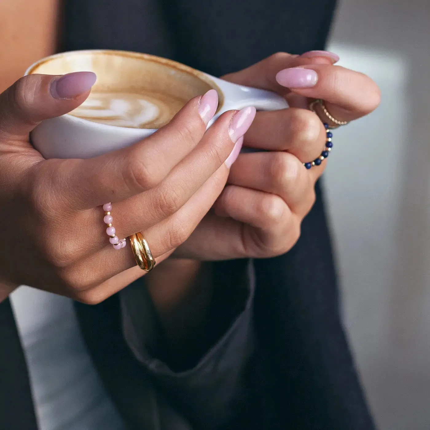 Stone Bead Ring