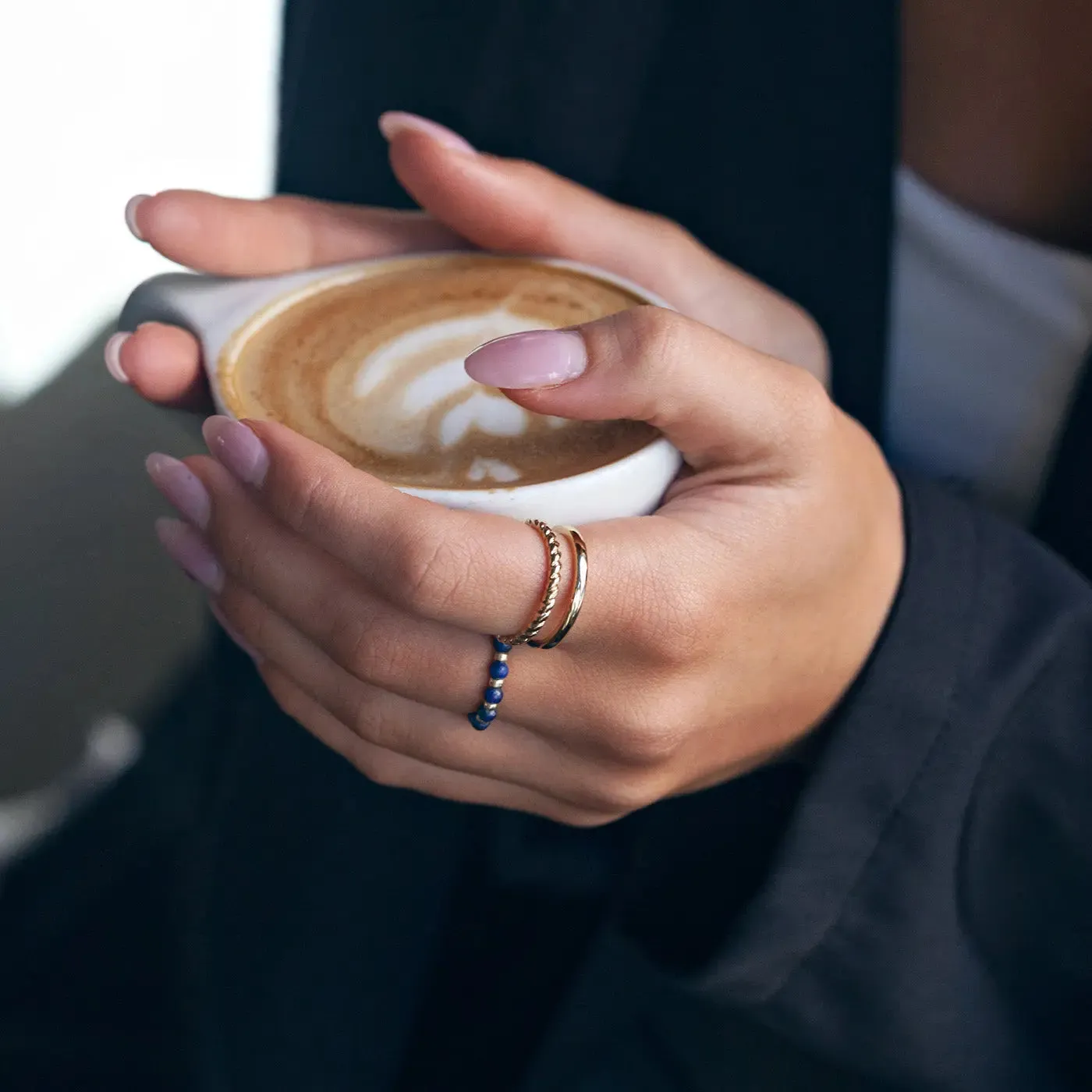 Stone Bead Ring