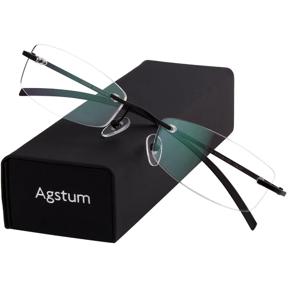 Titanium Rimless Optical Eyeglasses A1028