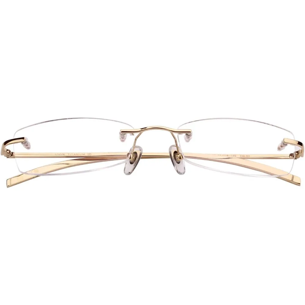 Titanium Rimless Optical Eyeglasses A1028