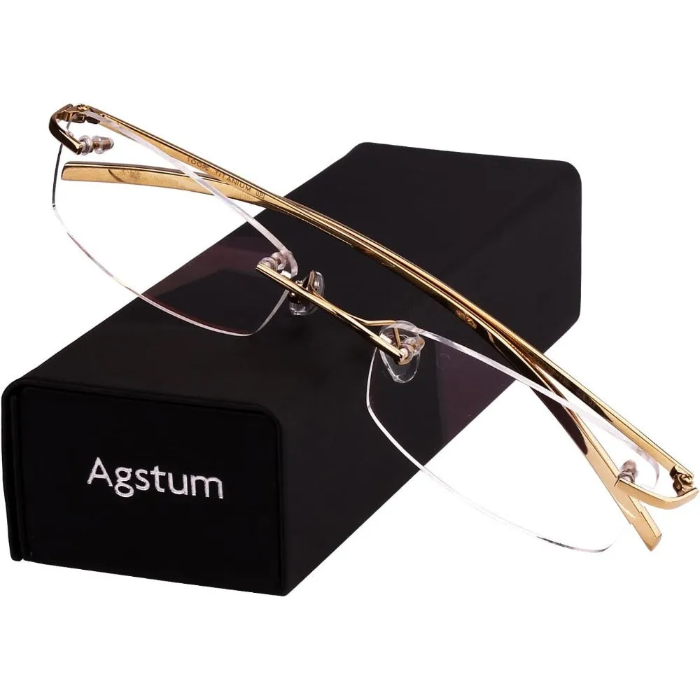 Titanium Rimless Optical Eyeglasses A1028