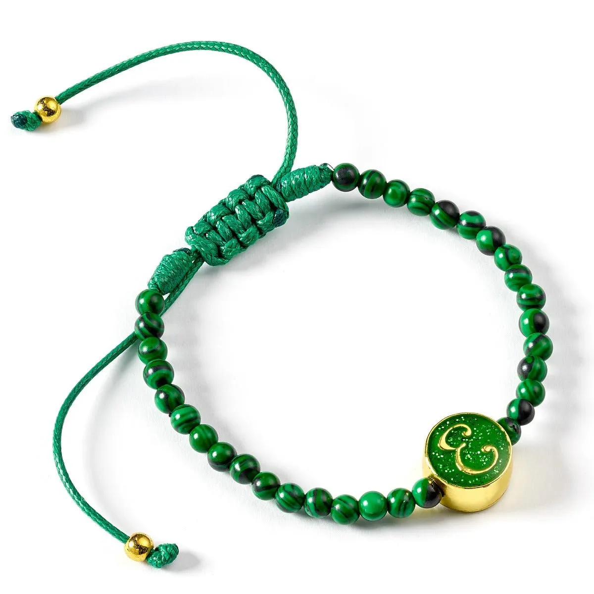 Wicked Elphaba Green Malachite Friendship Bracelet  WKB00002